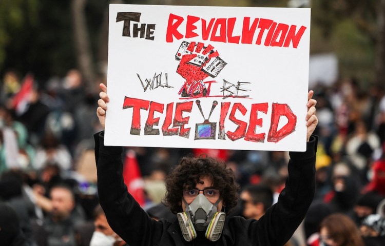 protestor